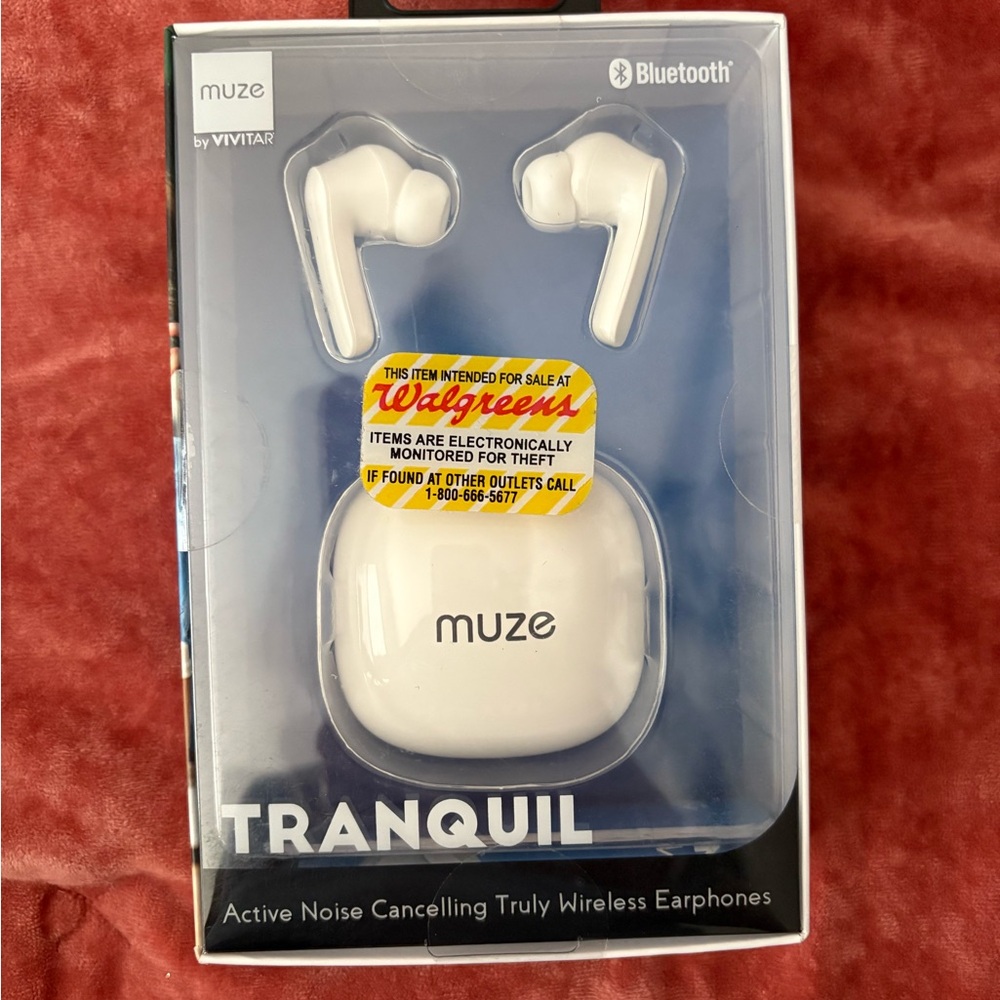 Muze Tranquil Wireless Earphones - White